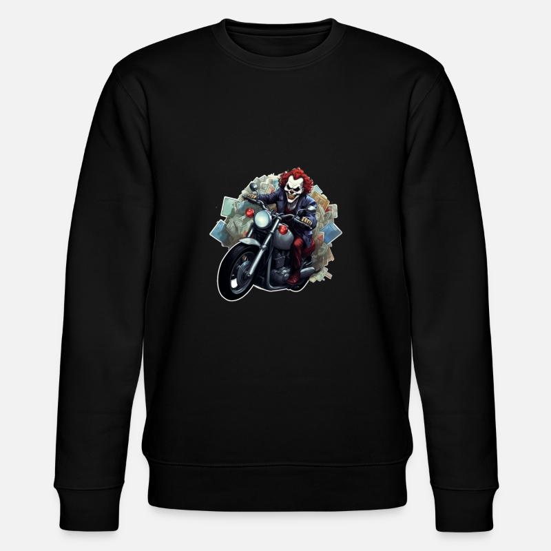 Killer Clown - Stanley/Stella Unisex Bio-Sweatshirt CHANGER  - Schwarz