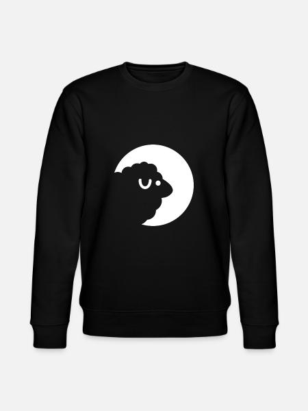 Sheep Moon - Stanley/Stella CHANGER Unisex Organic Sweatshirt - black