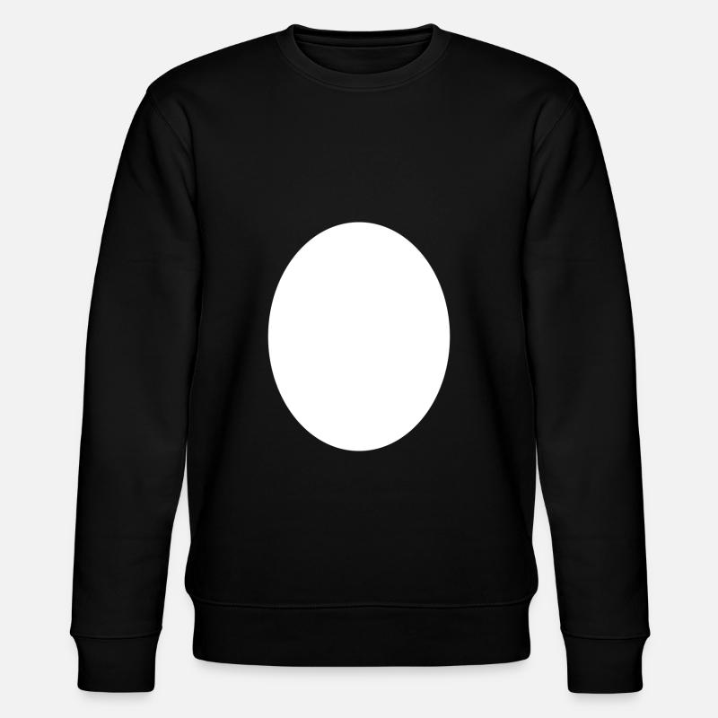 Fond oeuf blanc - Sweat bio CHANGER Stanley/Stella Unisexe - noir