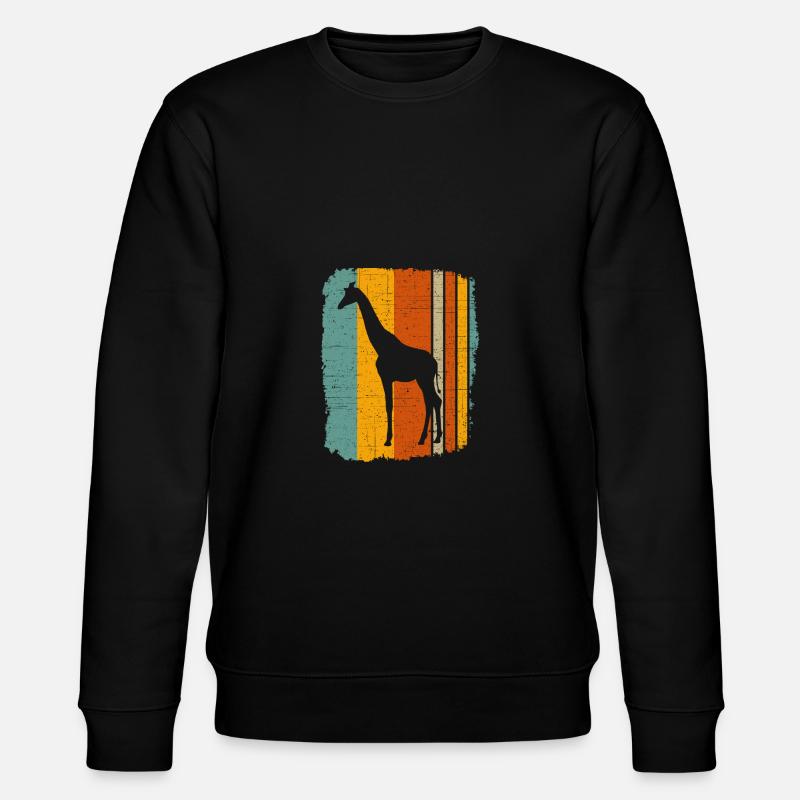 Giraffe - Stanley/Stella CHANGER Unisex Organic Sweatshirt - black