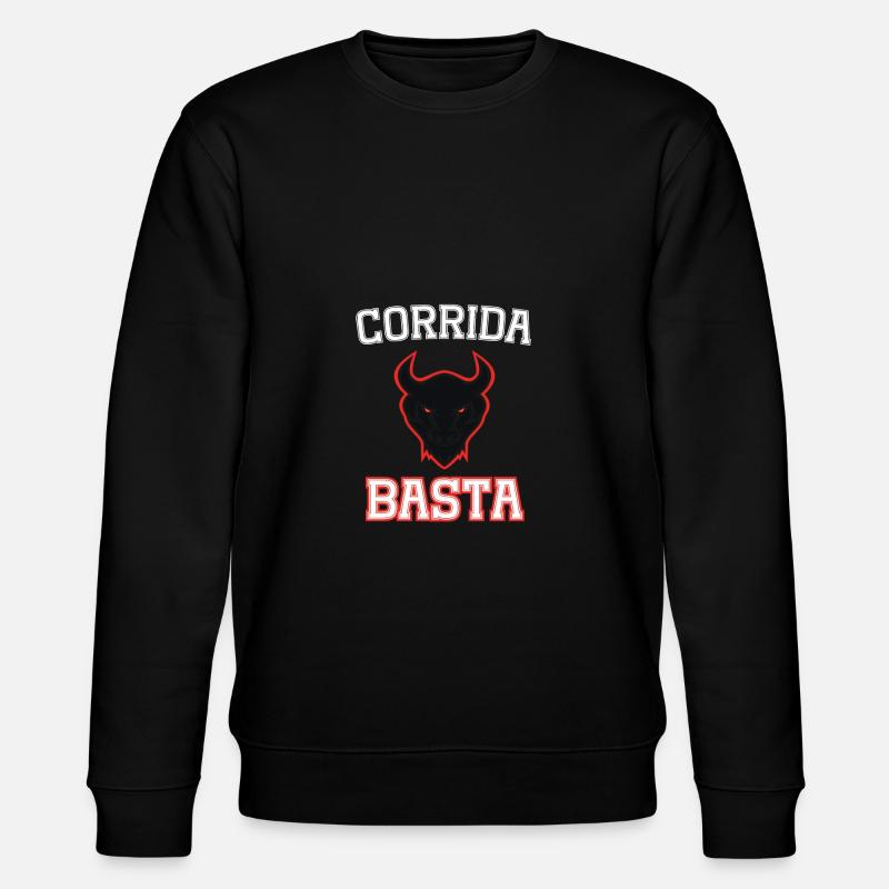 Stierkampf Basta - Stanley/Stella Unisex Bio-Sweatshirt CHANGER - Schwarz