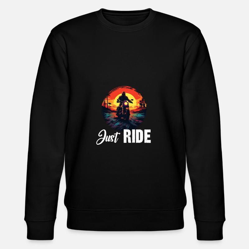 just ride - Sweat bio CHANGER Stanley/Stella Unisexe - noir