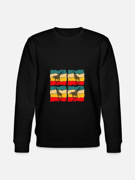 Giraffe - Stanley/Stella CHANGER Unisex Organic Sweatshirt - black