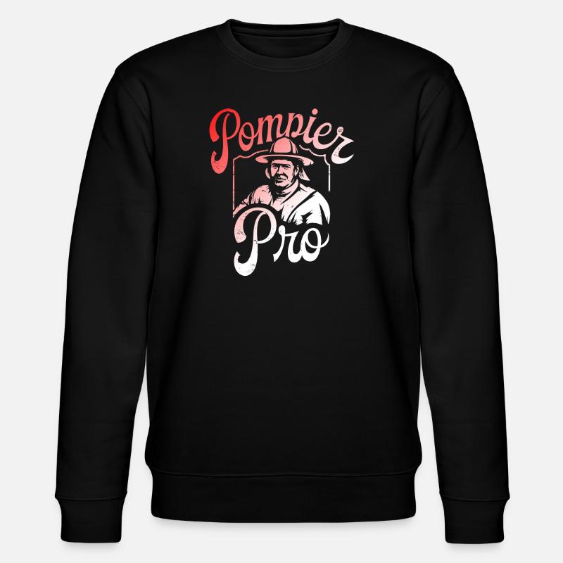 Pompier Pro - Sweat bio CHANGER Stanley/Stella Unisexe - noir