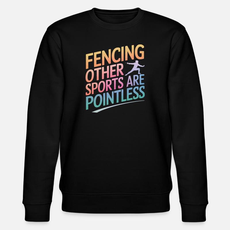 Fechten Fechter - Stanley/Stella Unisex Bio-Sweatshirt CHANGER  - Schwarz