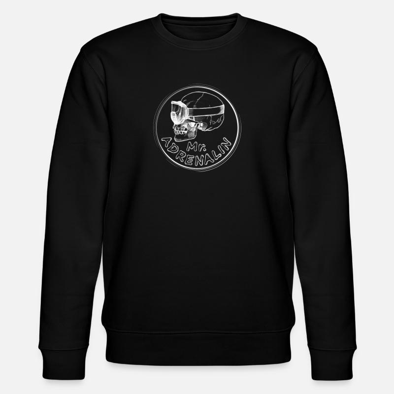 Mr. Adrenalin - Sweat bio CHANGER Stanley/Stella Unisexe - noir