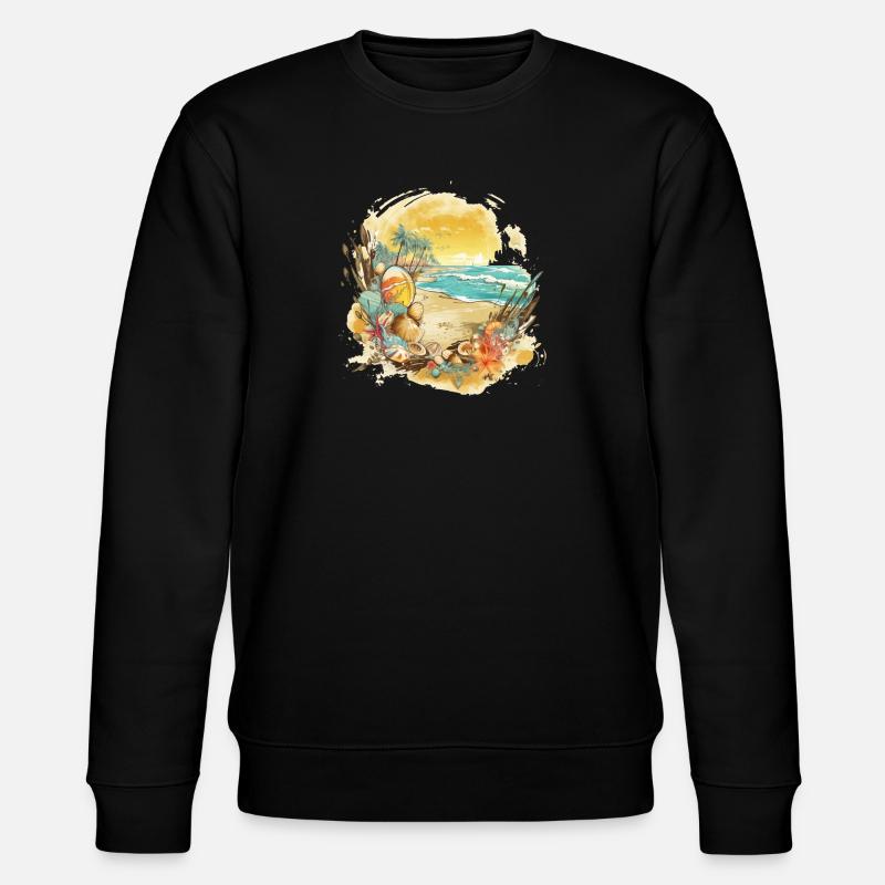 Rêve de plage - Sweat bio CHANGER Stanley/Stella Unisexe - noir