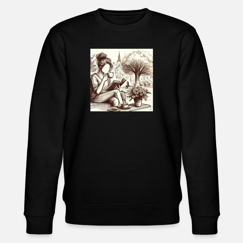 Dorfgemütlichkeit - Stanley/Stella Unisex Bio-Sweatshirt CHANGER  - Schwarz