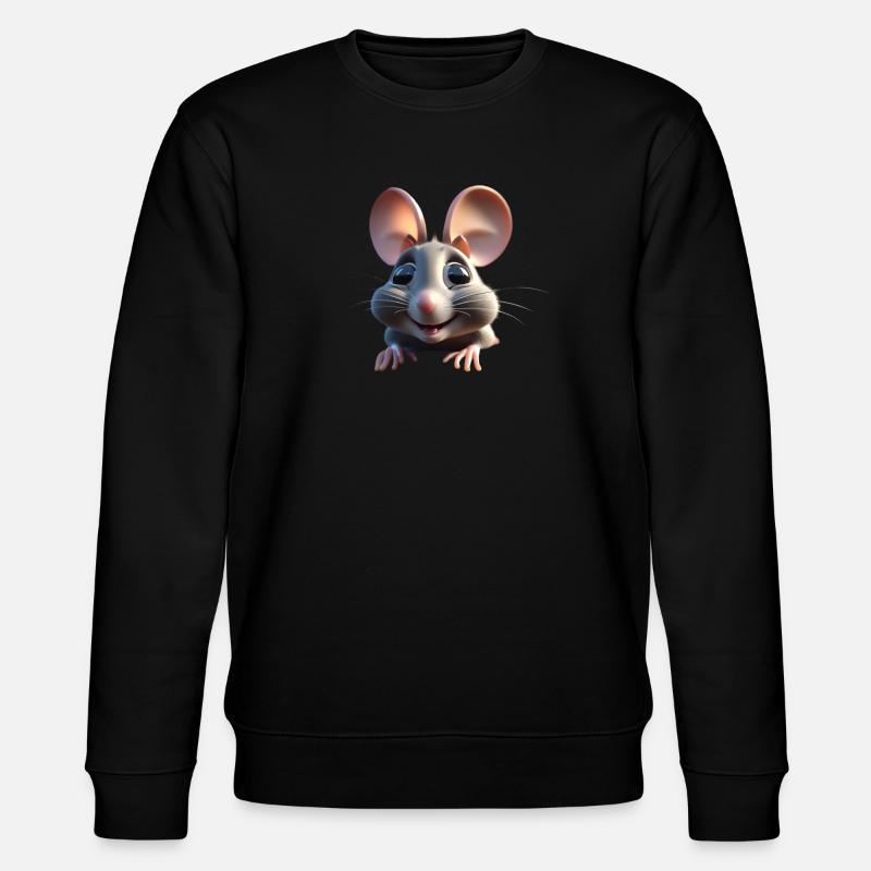 Souris 1 - Sweat bio CHANGER Stanley/Stella Unisexe - noir