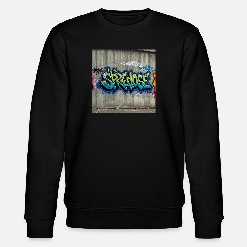 Graffiti Expression T-Shirt - Sweat bio CHANGER Stanley/Stella Unisexe - noir