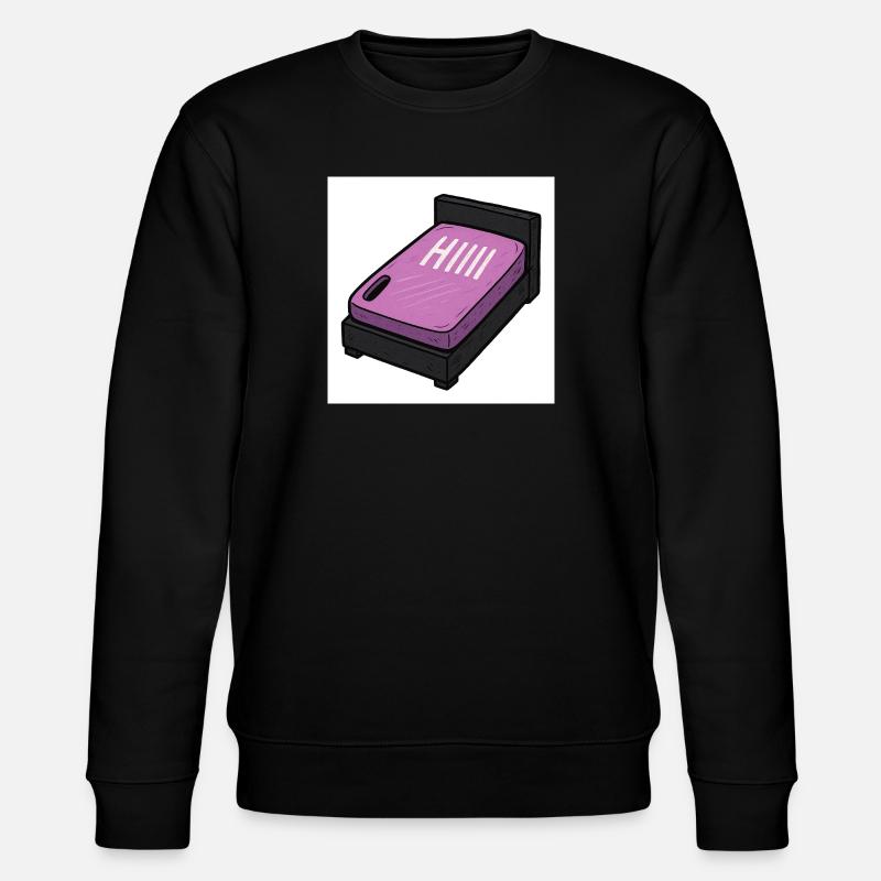 Kurzzeit-Alarm mit Schlafmodus - Stanley/Stella Unisex Bio-Sweatshirt CHANGER  - Schwarz
