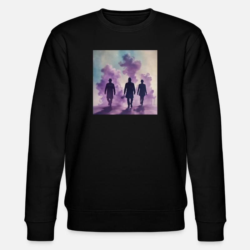 Meine dunkle Seite - Stanley/Stella Unisex Bio-Sweatshirt CHANGER  - Schwarz