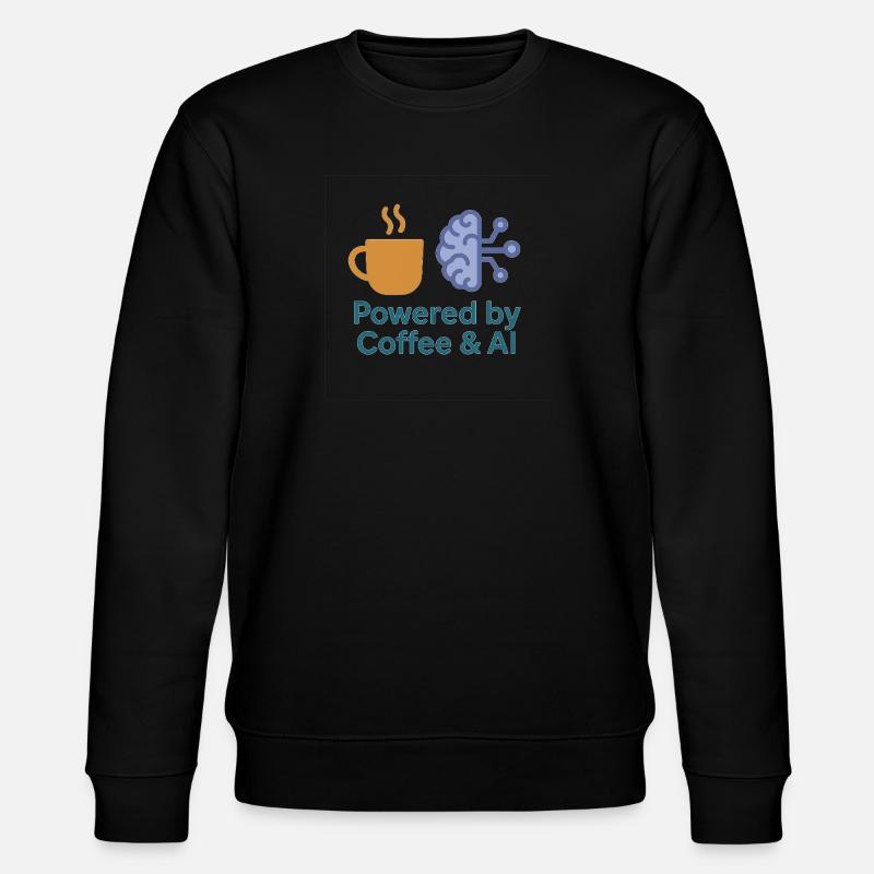 Conception de puissance Coffee AI - Sweat bio CHANGER Stanley/Stella Unisexe - noir