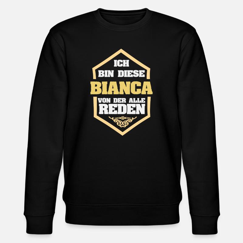 Bianca - Stanley/Stella Unisex Bio-Sweatshirt CHANGER  - Schwarz