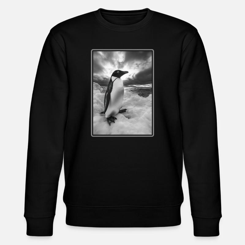 Pinguine Pinguin - Stanley/Stella Unisex Bio-Sweatshirt CHANGER  - Schwarz