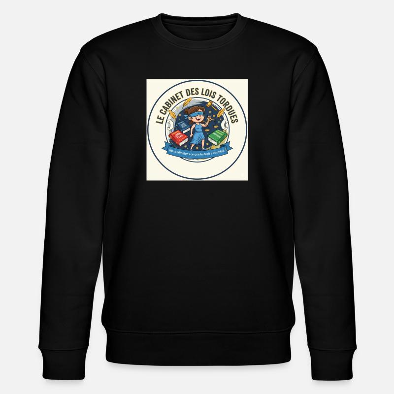 Das Kabinett der Torbude-Gesetze - Stanley/Stella Unisex Bio-Sweatshirt CHANGER  - Schwarz