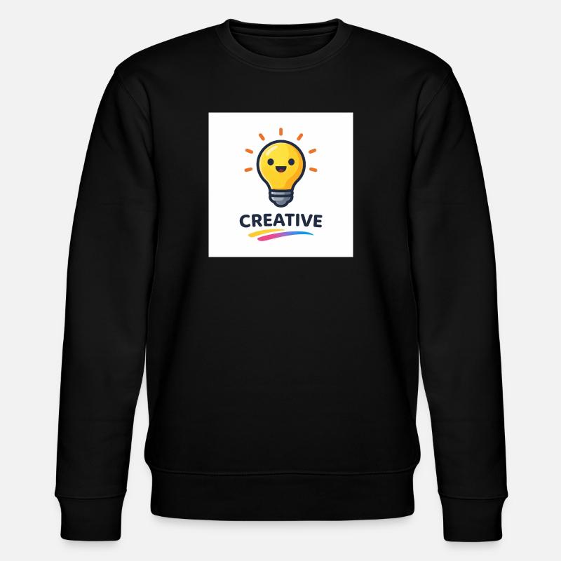 Conception créative d’éclairs lumineux - Sweat bio CHANGER Stanley/Stella Unisexe - noir