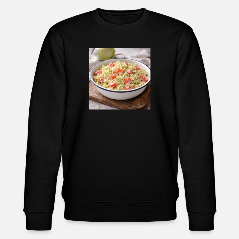 Cremiger Kohl-Tomaten-Salat - Stanley/Stella Unisex Bio-Sweatshirt CHANGER  - Schwarz