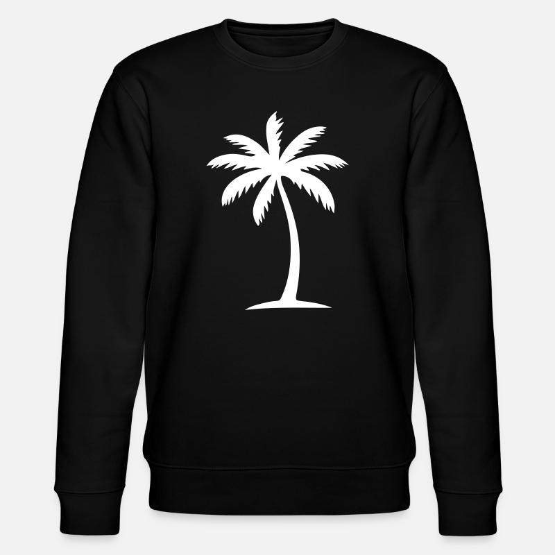 Icône de palmier - Sweat bio CHANGER Stanley/Stella Unisexe - noir
