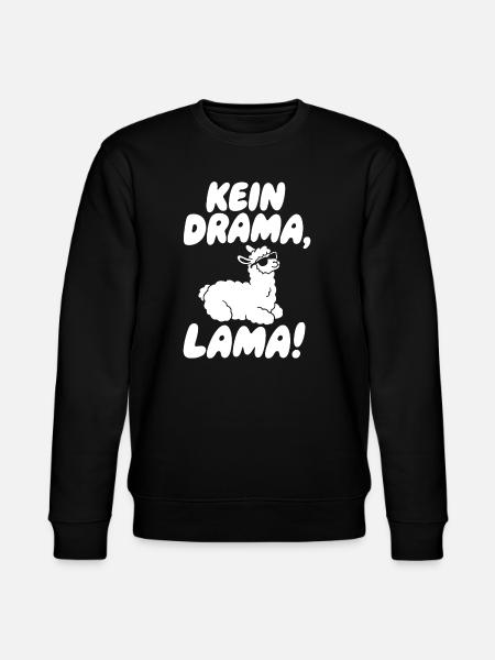 No Drama Llama Sunglasses - Stanley/Stella CHANGER Unisex Organic Sweatshirt - black