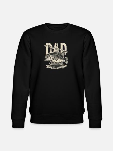 Illustration vintage de poisson bar - Sweat bio CHANGER Stanley/Stella Unisexe - noir