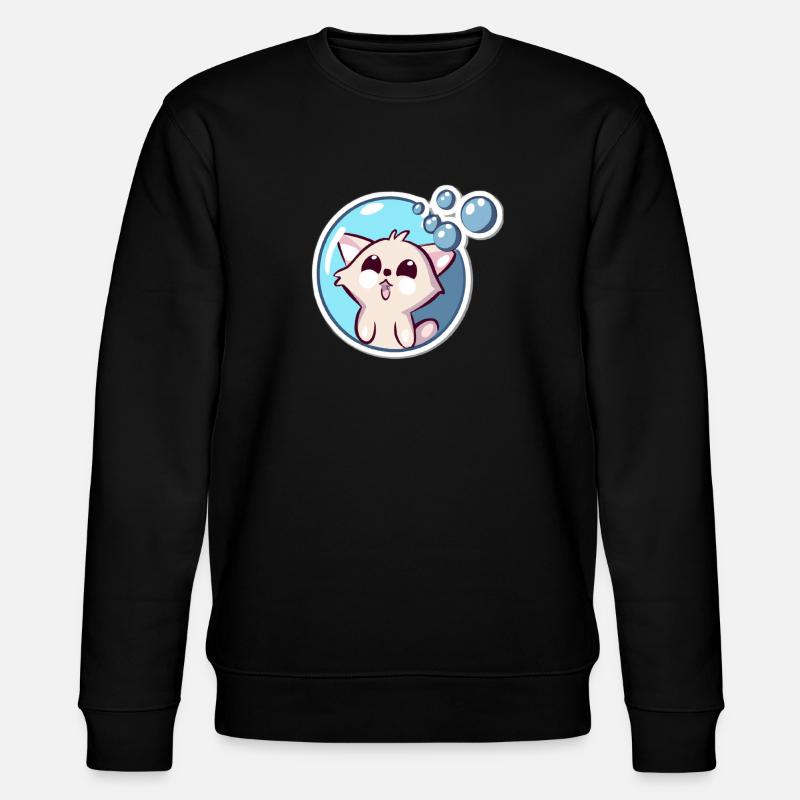 Savon Bubbles Chat - Sweat bio CHANGER Stanley/Stella Unisexe - noir