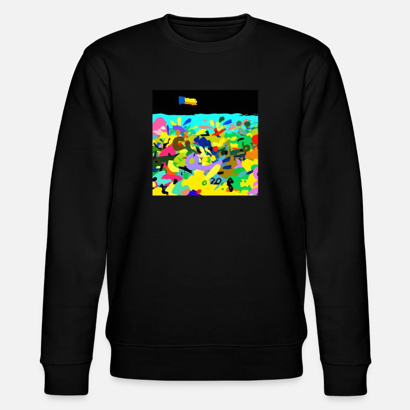 war in ukraine - Stanley/Stella Unisex Bio-Sweatshirt CHANGER  - Schwarz