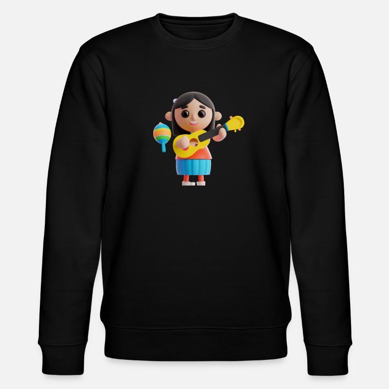 LUSTIG 14 - Stanley/Stella Unisex Bio-Sweatshirt CHANGER  - Schwarz