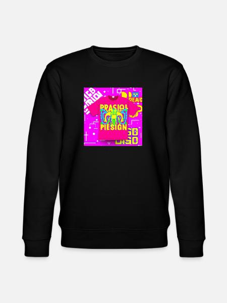 Neon T-Shirt - Stanley/Stella Unisex Bio-Sweatshirt CHANGER  - Schwarz