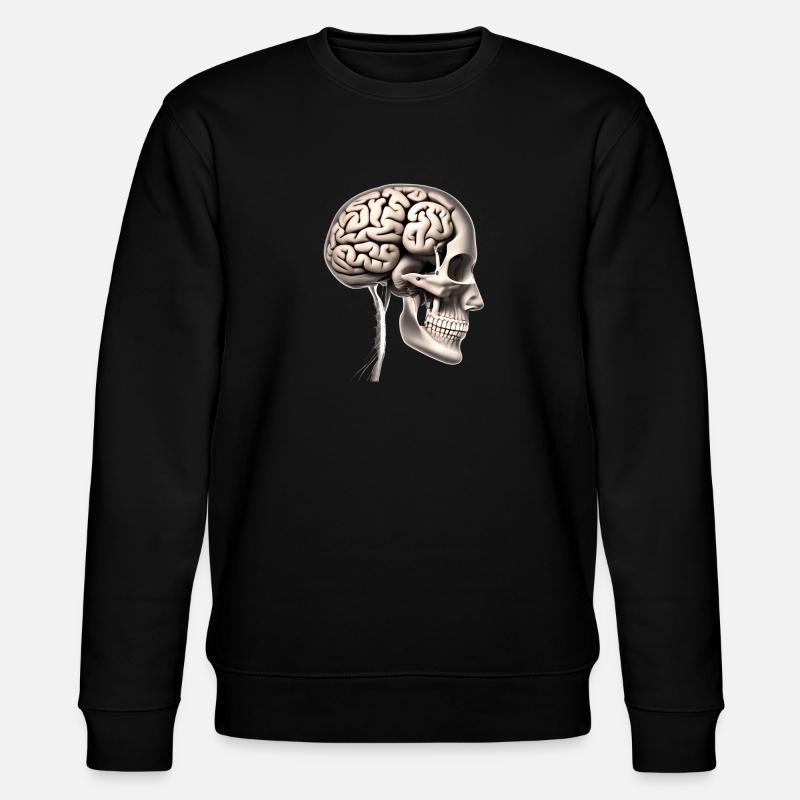 Brain - Stanley/Stella Unisex Bio-Sweatshirt CHANGER  - Schwarz