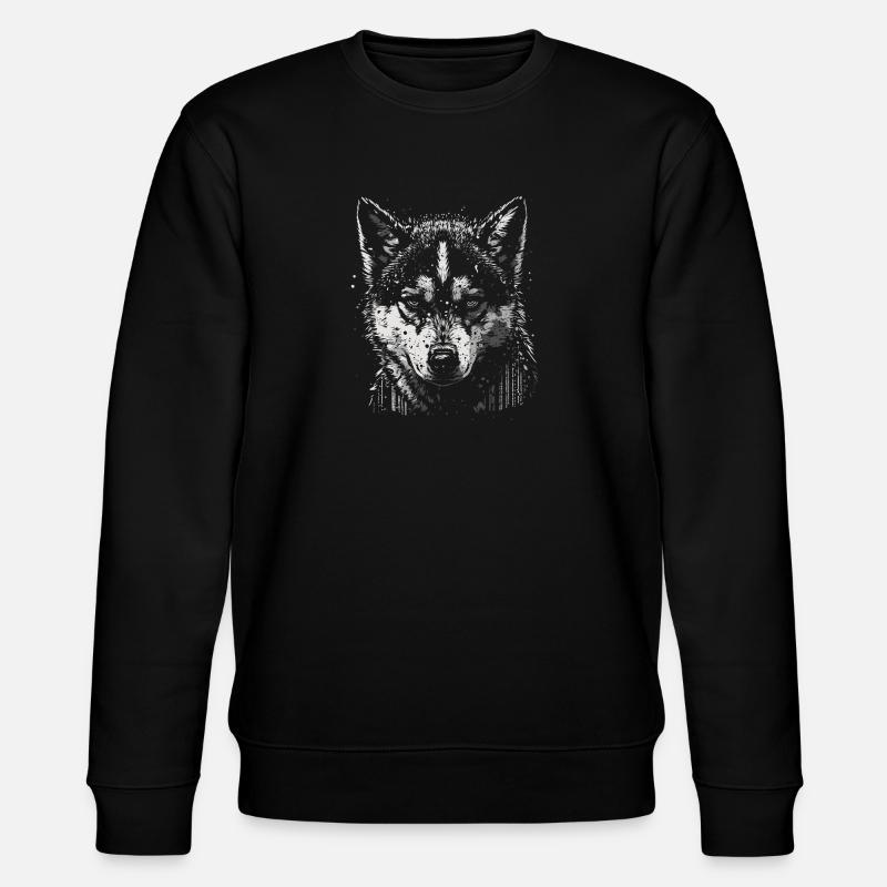 Chiot Husky - Sweat bio CHANGER Stanley/Stella Unisexe - noir
