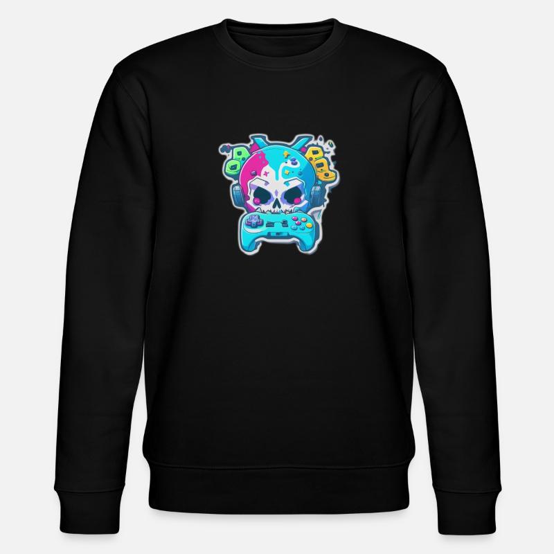 Skullhead Controller - Stanley/Stella Unisex Bio-Sweatshirt CHANGER  - Schwarz