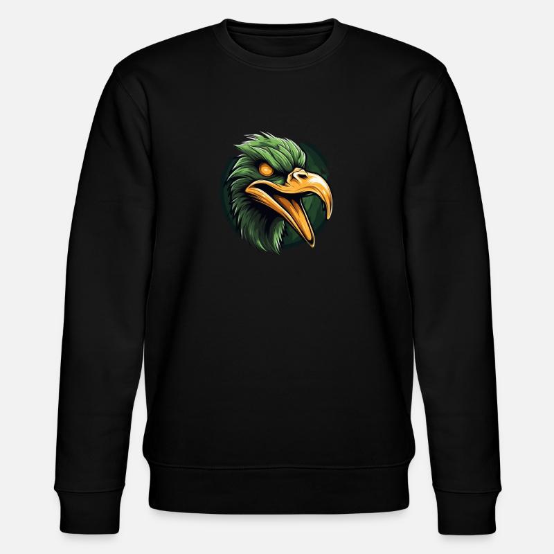 Adler Comic Art - Stanley/Stella Unisex Bio-Sweatshirt CHANGER  - Schwarz