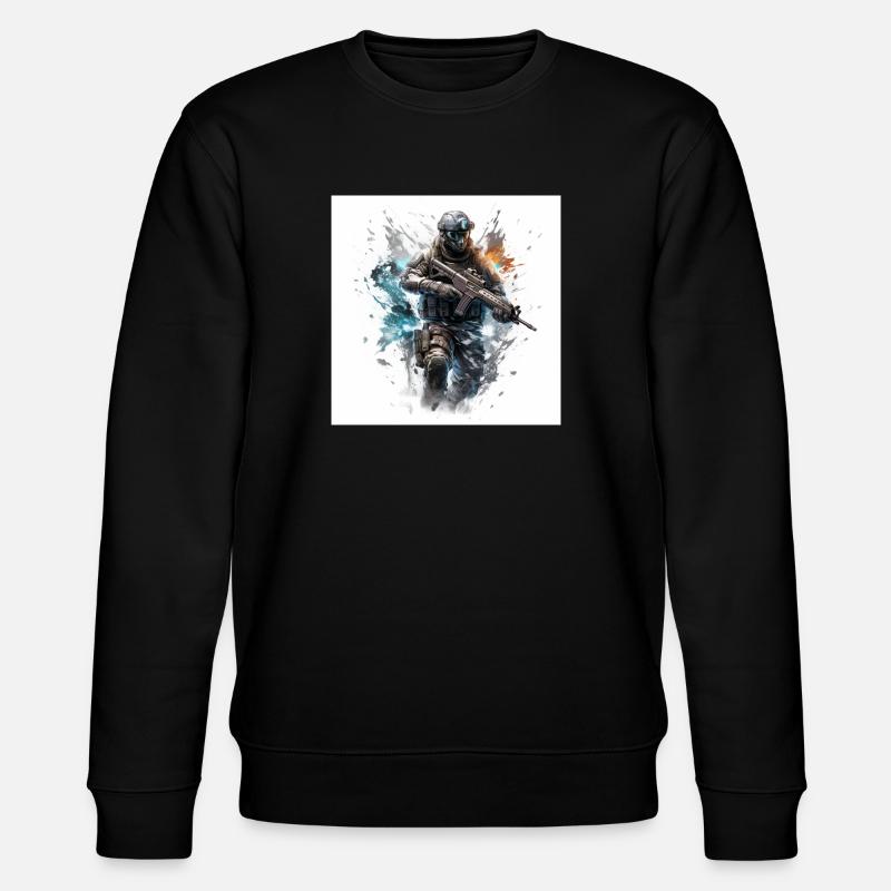COD jeu art shooter - Sweat bio CHANGER Stanley/Stella Unisexe - noir