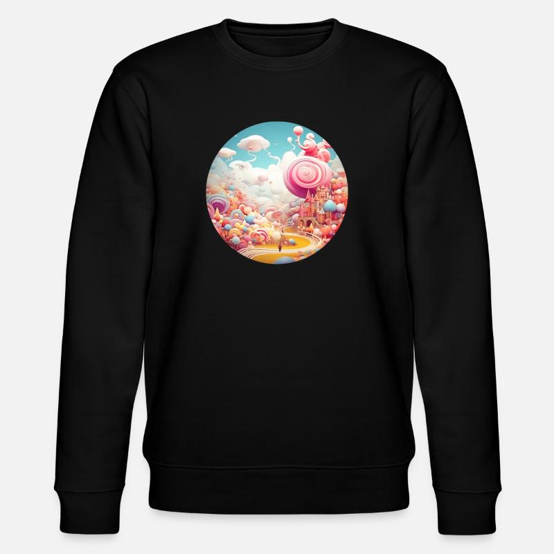 Traumhafte Entdeckungen: Kreative Abenteuer - Stanley/Stella Unisex Bio-Sweatshirt CHANGER  - Schwarz