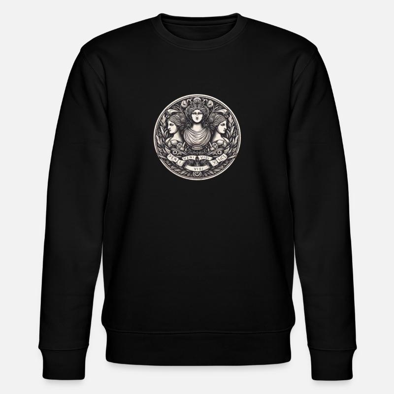 Veni Vidi Vici - Stanley/Stella Unisex Bio-Sweatshirt CHANGER  - Schwarz