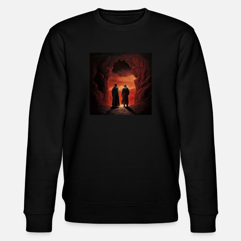 Dante und Vergil - Stanley/Stella Unisex Bio-Sweatshirt CHANGER - Schwarz