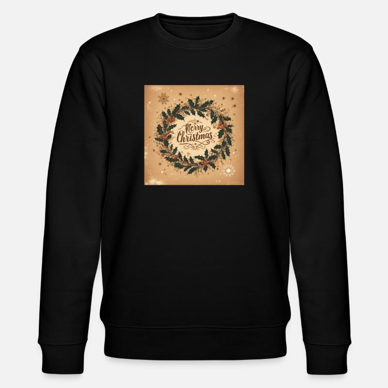 Marry Christmas - Stanley/Stella Unisex Bio-Sweatshirt CHANGER  - Schwarz
