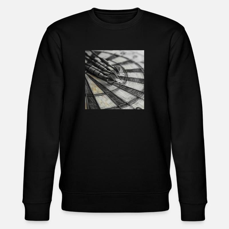Dartboard - Stanley/Stella Unisex Bio-Sweatshirt CHANGER  - Schwarz