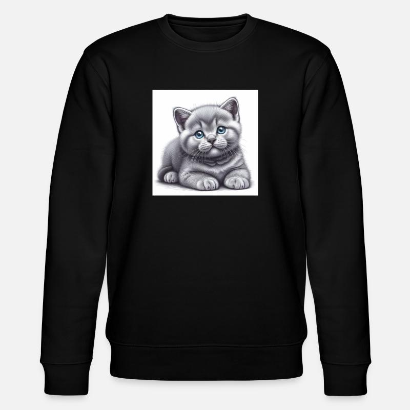 British Shorthair - Sweat bio CHANGER Stanley/Stella Unisexe - noir