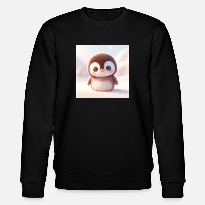 Pingouins neige 2 - Sweat bio CHANGER Stanley/Stella Unisexe - noir