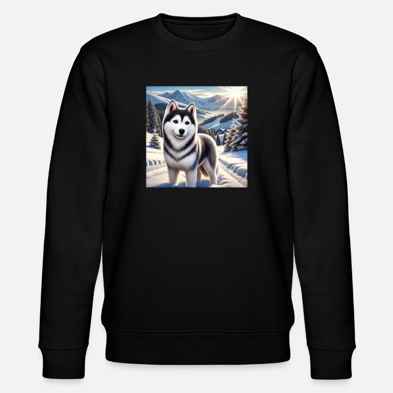 Hasky II - Stanley/Stella Unisex Bio-Sweatshirt CHANGER  - Schwarz