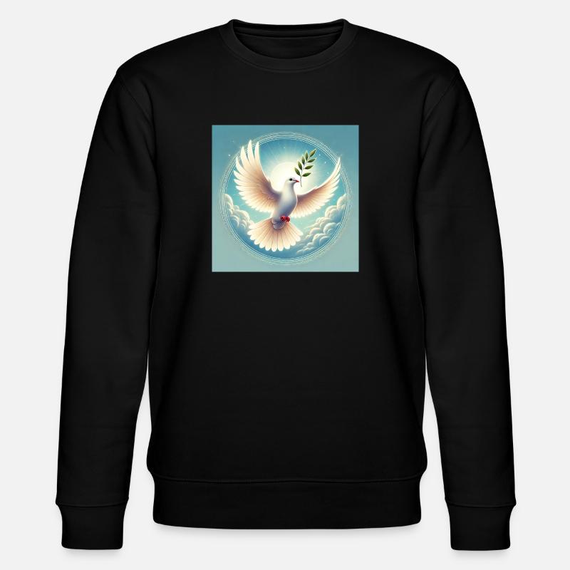 Peace - Stanley/Stella Unisex Bio-Sweatshirt CHANGER  - Schwarz