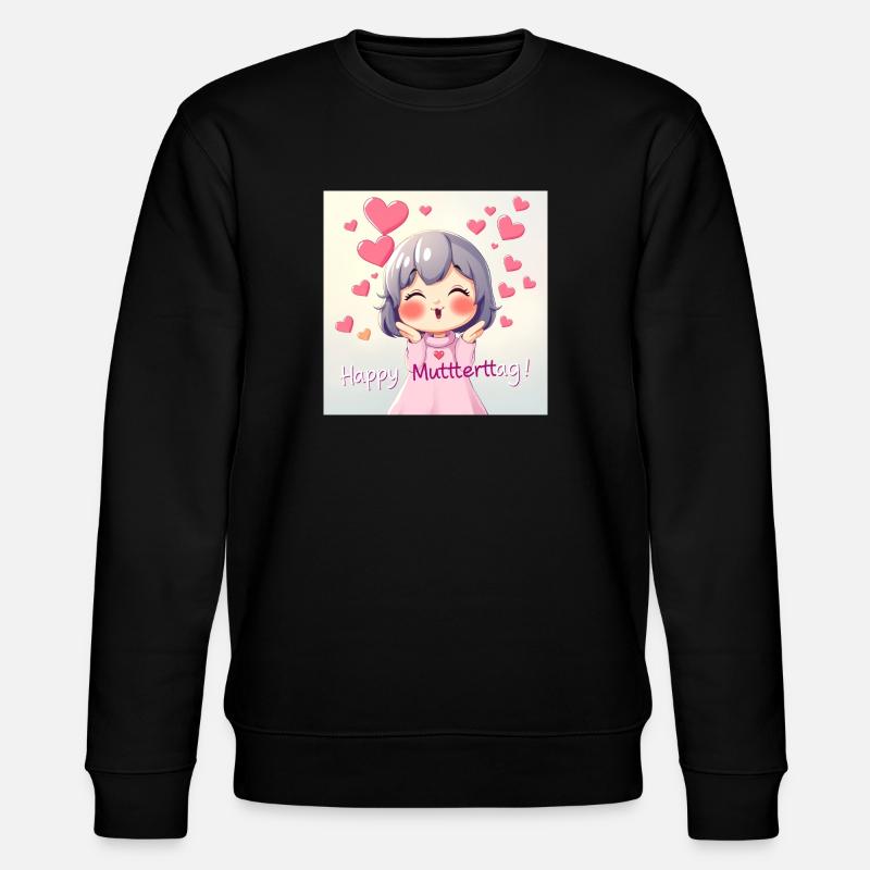 Sweet Heard - Stanley/Stella Unisex Bio-Sweatshirt CHANGER  - Schwarz