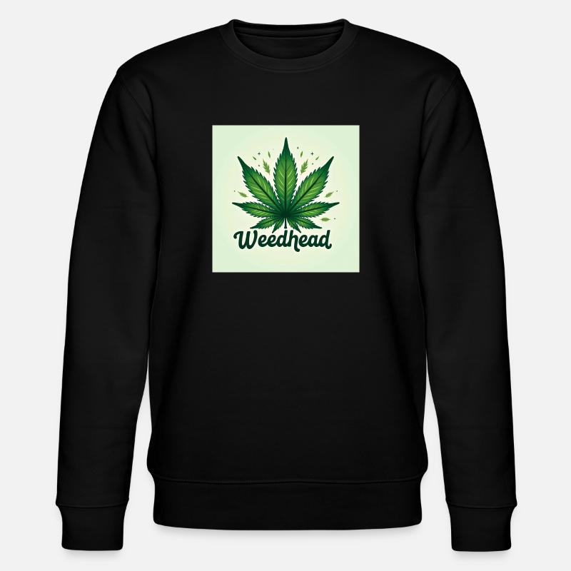 Weedhead - Stanley/Stella Unisex Bio-Sweatshirt CHANGER  - Schwarz