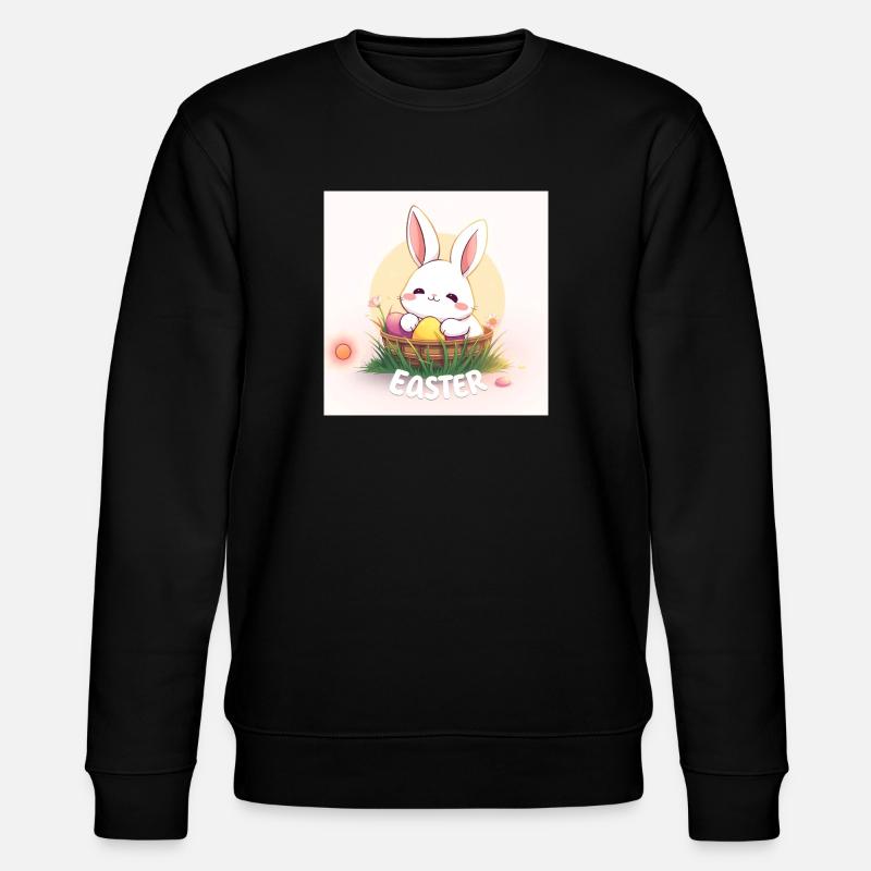 Osterglück - Stanley/Stella Unisex Bio-Sweatshirt CHANGER  - Schwarz