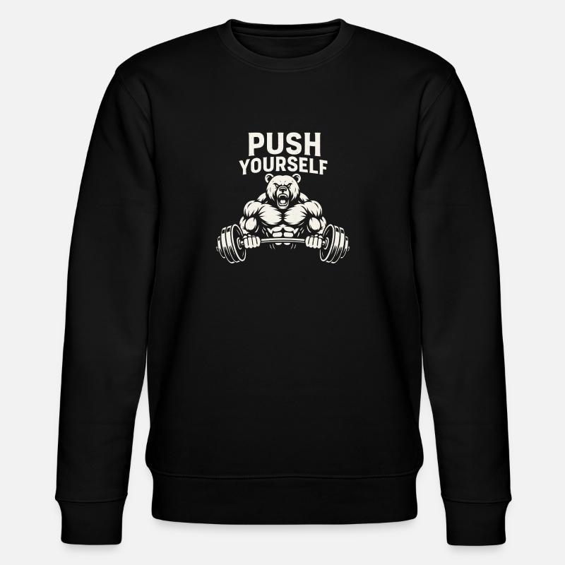 Poussez-vous Ours - Sweat bio CHANGER Stanley/Stella Unisexe - noir