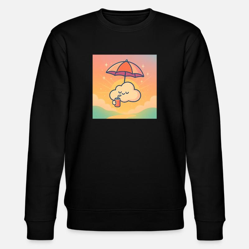 Nuage Chill – Sérénité d’Été - Sweat bio CHANGER Stanley/Stella Unisexe - noir