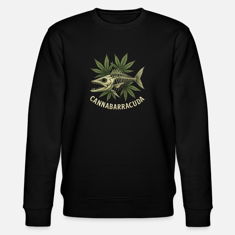 Cannabarracuda - Sweat bio CHANGER Stanley/Stella Unisexe - noir