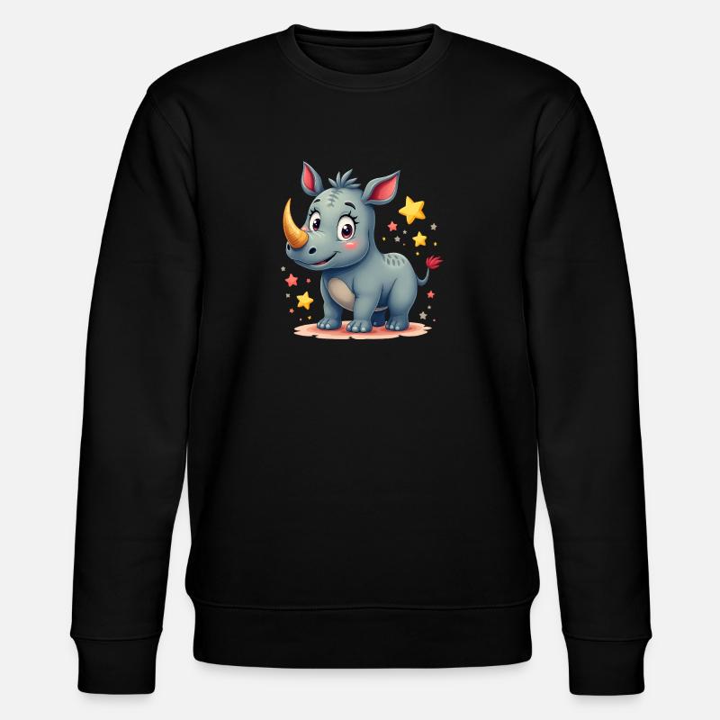 Conception de rhinocéros - Sweat bio CHANGER Stanley/Stella Unisexe - noir
